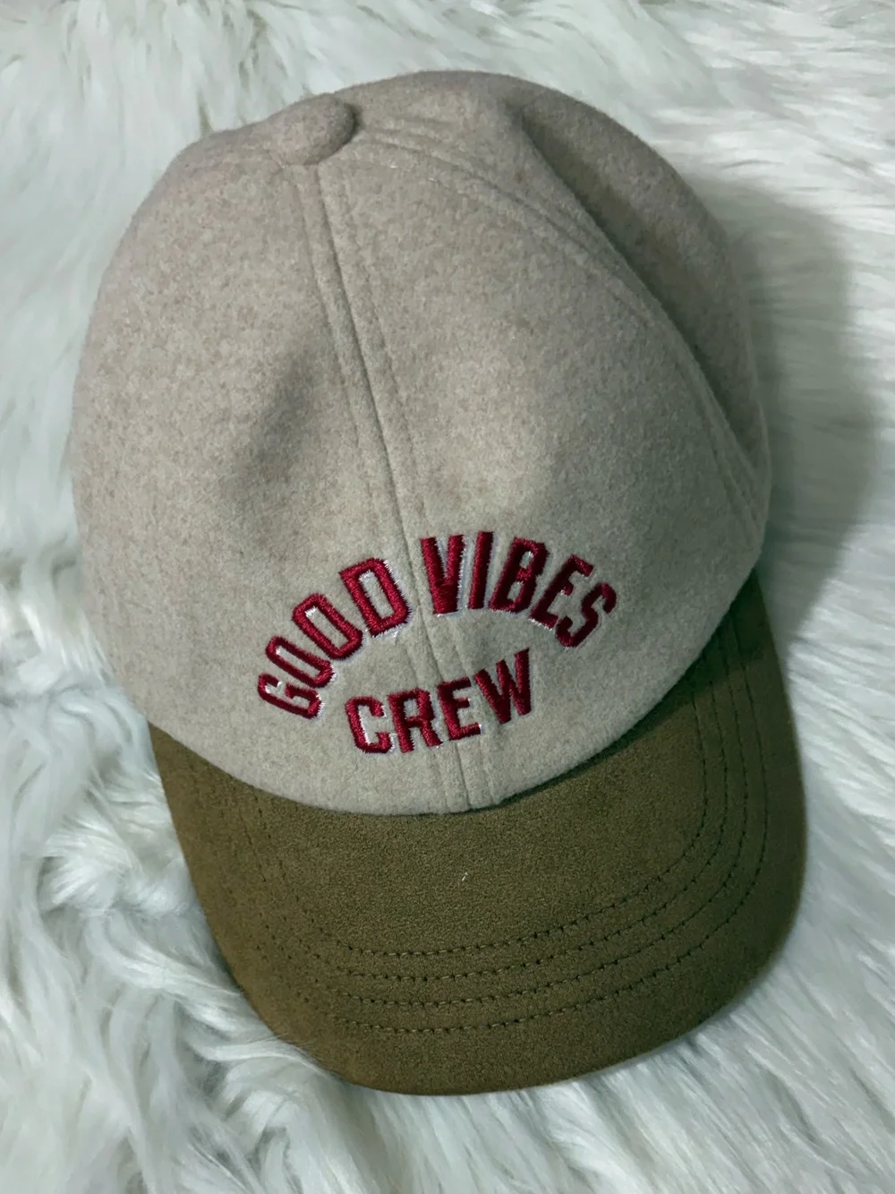 Old Navy Good Vibes Crew Two-Tone Baseball Cap - Boys One Size